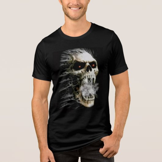 Glowing Skull - T-shirt (Voorkant)