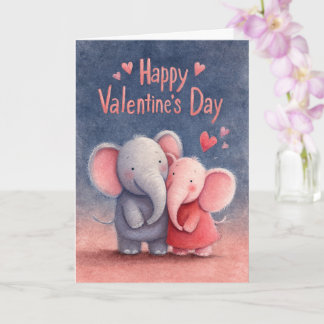 Glowing Smile Valentine Card Kaart