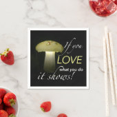 Glowing Solar Mushroom Light Inspirerend Quote Servetten (Insitu)