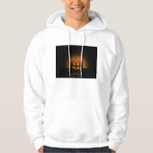 Glows Halloween Pumpkin Mannen Hoodie (Voorkant)