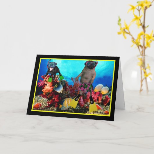 Glub! Kaart (Gele Bloem)