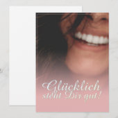 Glücklich steht Dir gut. - Rosé (Voorkant / Achterkant)