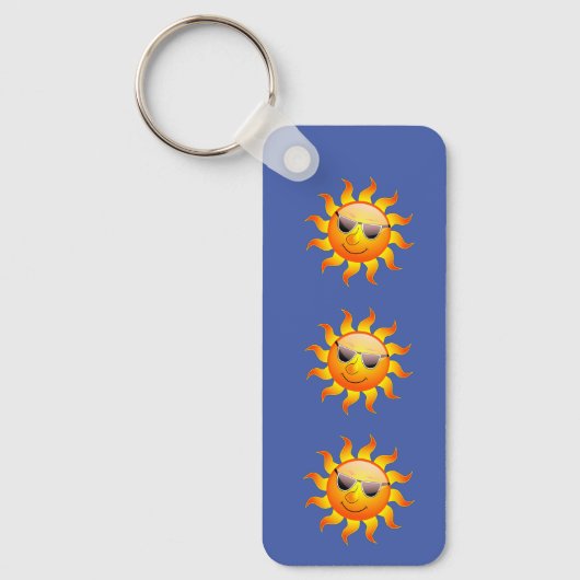 glückliche Sonne Schlüsselanhänger Sleutelhanger (Voorkant)