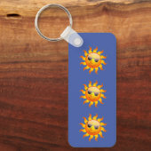 glückliche Sonne Schlüsselanhänger Sleutelhanger (Voorkant)