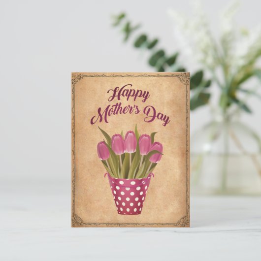 Glücklicher Muttertag  Briefkaart (Staand voorkant)