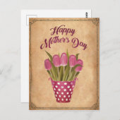 Glücklicher Muttertag Briefkaart (Voorkant / Achterkant)