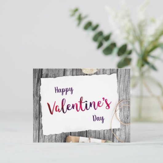 Glücklicher Valentinstag Briefkaart (Staand voorkant)