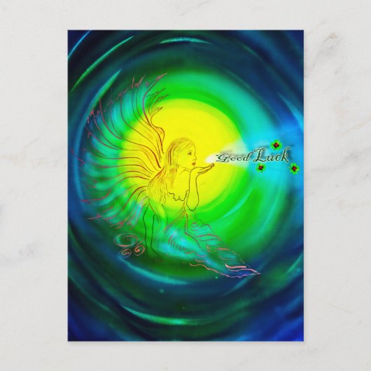 Glücksengel Briefkaart (Voorkant)