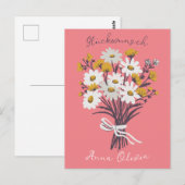 Gluckwunsch Geburtstag Personalisiert Ihr Name Briefkaart (Voorkant / Achterkant)