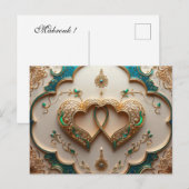 Glückwunsch Postkarte Mabrouk Briefkaart (Voorkant / Achterkant)