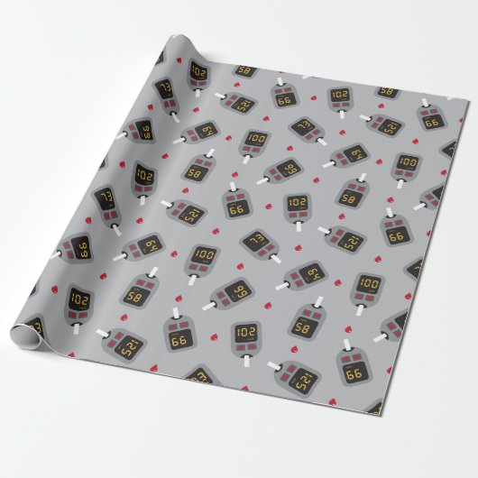 glucometer cadeaupapier (Uitgerold)