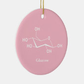 Glucose Suiker Chemie Wetenschap Cool Keramisch Ornament (Rechts)