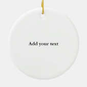 Glucose Suiker Molecuul Chemie Wetenschap Cool Keramisch Ornament (Achterkant)