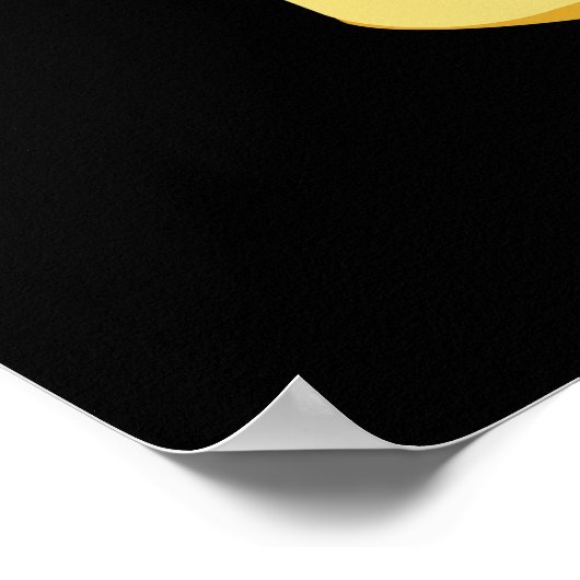 Glued Vibes Funny Glue Pun Dark BG Poster (Hoek)