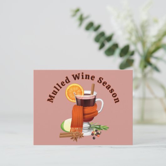 glühwein briefkaart (Staand voorkant)