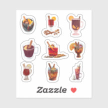 glühwein-Stickers