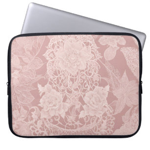 Gluren naar de Kant AI-kunst Laptop Sleeve