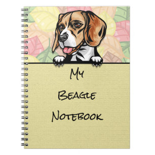 gluren schattig beagle notitieboek