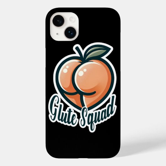 Glute Squad Peach Butt Glutes Gym Fitness Case-Mate iPhone Case (Achterkant)