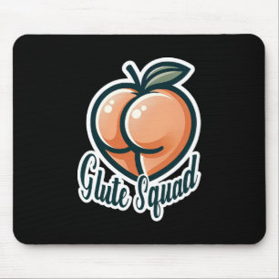 Glute Squad Peach Butt Glutes Gym Fitness Muismat