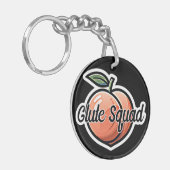 Glute Squad Peach Fitness Workout Sleutelhanger (Voorkant Links)