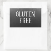 Gluten Free Allergy Safe Craft Rechthoekige Sticker (Tas)