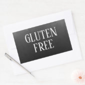 Gluten Free Allergy Safe Craft Rechthoekige Sticker (Envelop)