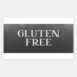 Gluten Free Allergy Safe Craft Rechthoekige Sticker