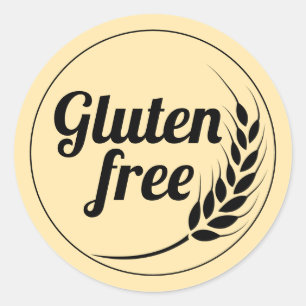 Gluten Free Classic Round Sticker