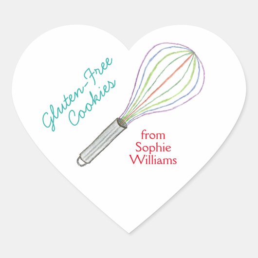 Gluten free cookies baking labels / stickers (Devant)