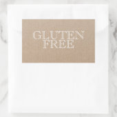 Gluten Free Craft Rectangular Sticker (Tas)