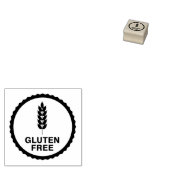 Gluten Free Identification for Food Vendors; Rubberstempel (Gestempeld)