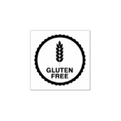Gluten Free Identification for Food Vendors; Rubberstempel (Afrduk)