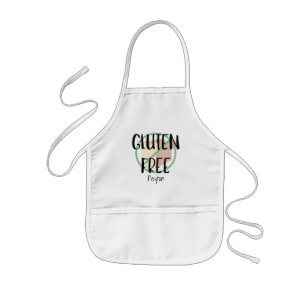 Gluten Free Kinder Personalized No Gluten Symbol Schort