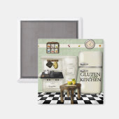 Gluten Free Kitchen Green Magneet (Voorkant / Achterkant)