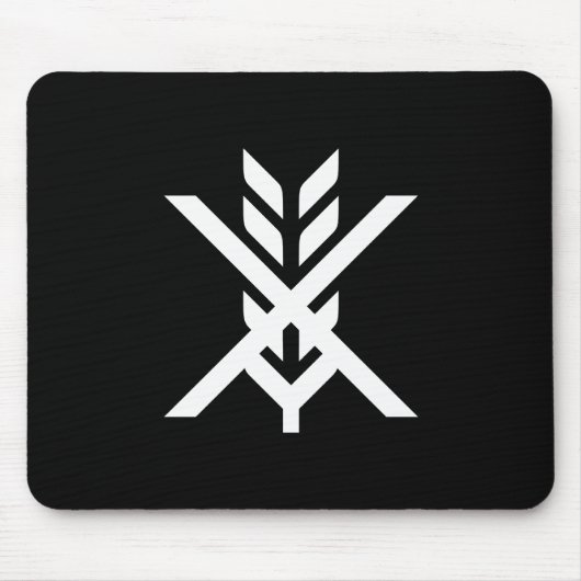 Gluten Free Pictogram Mousepad Muismat (Voorkant)