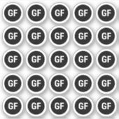 Gluten Free Sticker (Voorkant)