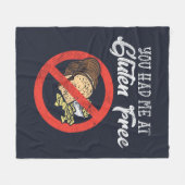 Gluten Free you had me Novelty Fleece Deken (Voorkant (Horizontaal))