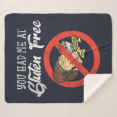 Gluten Free you had me Novelty Sherpa Deken (Voorkant (horizontaal))