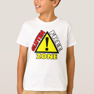 Gluten Free Zone (knolselderij - tarweallergie) T-shirt