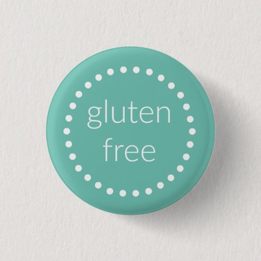 Gluten gratis badge ronde button 3,2 cm (Voorkant)