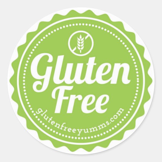 Gluten gratuit avec des stickers d'icône - Vert (Devant)