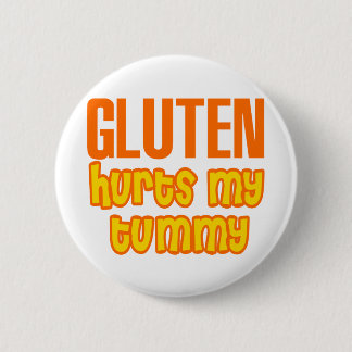Gluten Hurts My Tummy Ronde Button 5,7 Cm