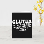 Gluten Is Het Eerste Dat Ik Niet Kan Verdragen Gro Kaart (Gele Bloem)
