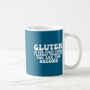 Gluten is het eerste dat ik niet kan verdragen, ji koffiemok