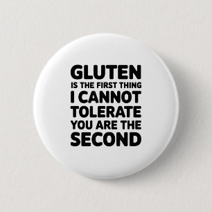 Gluten is het eerste dat ik niet kan verdragen, ji ronde button 5,7 cm