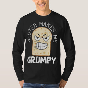 Gluten maakt me brutaal voedsel Allergy Celiakie Z T-shirt