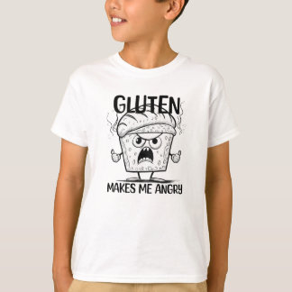 Gluten maken me boos t-shirt