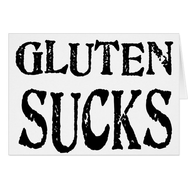 Gluten Sucks (Voorkant Horizontaal)