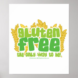Gluten vrij poster